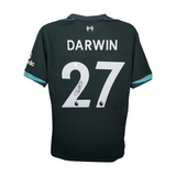 Darwin Nunez Signed Liverpool FC Away Soccer Jersey #27 with Beckett COA