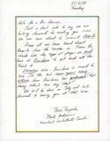 1988 Providence College Shaquille O'Neal Handwritten Recruitment Letter