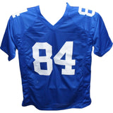 Jalin Hyatt Autographed/Signed Pro Style Blue Jersey Beckett 42794