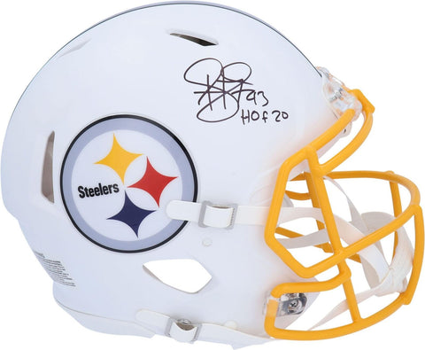 Autographed Troy Polamalu Steelers Helmet