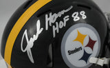 Jack Ham Autographed Pittsburgh Steelers Speed Mini Helmet w/ HOF-Beckett W Holo