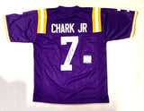 DJ CHARK SIGNED AUTOGRAPHED CUSTOM COLLEGE STYLE JERSEY BECKETT COA #V55479