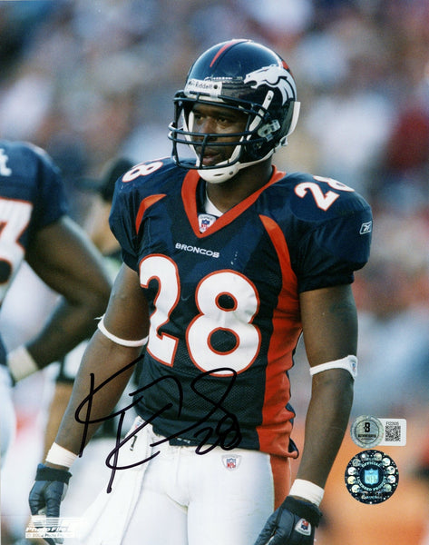 Kenoy Kennedy Autographed/Signed Denver Broncos 8x10 Photo Beckett 57759