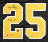 Kevin Stevens Signed Pittsburgh Penguins Jersey 91-92 Cups & 2x50 Goals /Beckett
