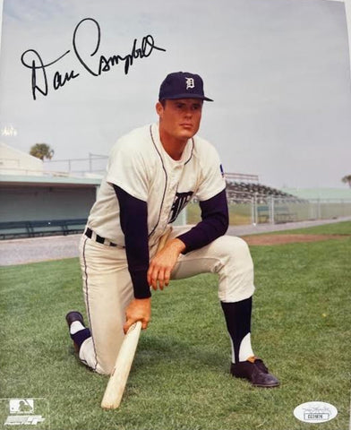 Dave Campbell Autographed Detroit Tigers 8x10 Photo | JSA COA