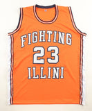 Keaton Wagler Signed Illinois Fighting Illini Jersey (JSA COA) Starting Guard