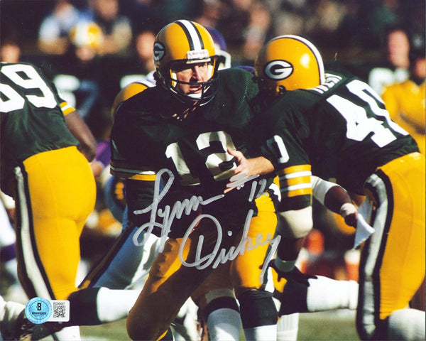 Packers Lynn Dickey Authentic Signed 8x10 Horizontal Photo BAS #BQ96487