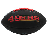 Steve Young Signed San Francisco 49ers Embroidered Black NFL Football