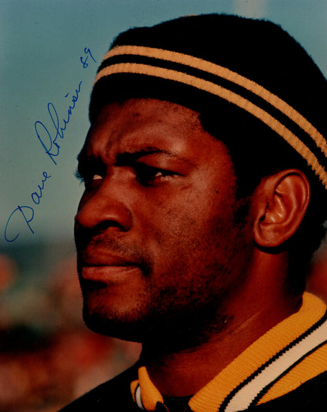 Packers SB I & II Champ DAVE ROBINSON Signed 8x10 Auto Photo #10 - HOF 2013