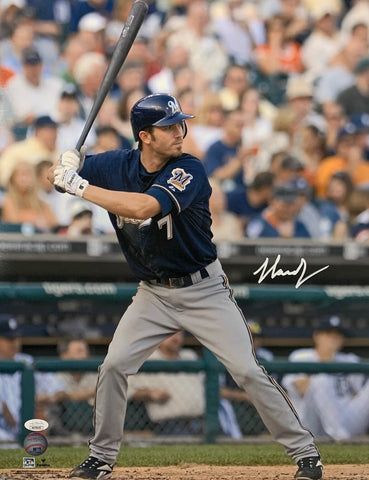 Milw Brewers All Star Infielder JJ HARDY Signed 16x20 Photo #2 AUTO - JSA