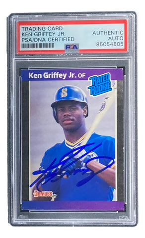 Ken Griffey Jr Signed Mariners 1989 Donruss #33 Rookie Card PSA/DNA