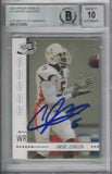 Andre Johnson Autographed 2003 Press Pass JE #18 Rookie Card BAS 10 Slab 30648