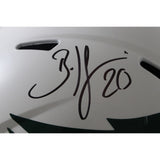 Brian Dawkins Autographed Philadelphia Eagles F/S TB Helmet Beckett WIT 55629