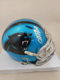 CHUBA HUBBARD SIGNED CAROLINA PANTHERS FLASH SPEED MINI HELMET BECKETT