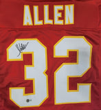 MARCUS ALLEN AUTOGRAPHED SIGNED PRO STYLE CUSTOM XL JERSEY BECKETT QR COA