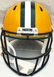 AARON JONES AUTOGRAPHED PACKERS YELLOW FULL SIZE SPEED HELMET BECKETT 224718