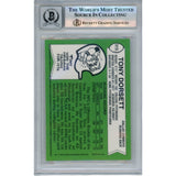 Tony Dorsett Autographed 2001 Topps Archive #79 10 Grade Card Beckett 43829