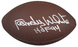 Cowboys Randy White "HOF 94" Signed Wilson Super Grip Football W/ Case BAS Wit