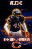 Tremaine Edmunds Signed Bears Jersey (Beckett) Next Great Chicago Linebacker