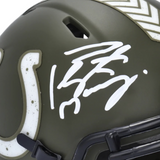 PEYTON MANNING Autographed Indianapolis Colts STS Mini Speed Helmet FANATICS