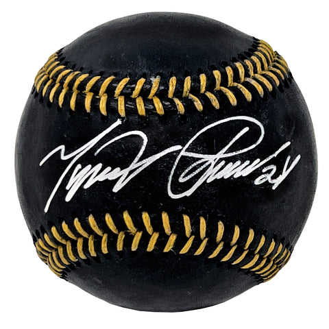 Miguel Cabrera Detroit Tigers Signed Black Official MLB Baseball BAS Beckett