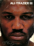 Muhammad Ali Signed vs Joe Frazier 9/30/1975 Program BAS LOA
