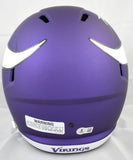Aaron Jones Autographed Minnesota Vikings F/S Speed Helmet - Beckett W Hologram