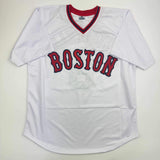 Autographed/Signed Rico Petrocelli HOF 1999 Boston White Baseball Jersey JSA COA