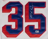 Mike Richter Signed N.Y. Rangers Jersey (Beckett) 1994 Stanley Cup Champs Goalie