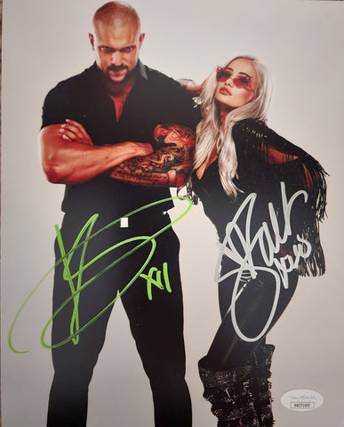 Karrion Kross & Scarlett Autographed Signed 8" x 10" WWE Wrestling Photo JSA COA