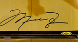 Michael Jordan & Magic Johnson Duel Autographed 16x20 in Custom LED Framed UDA