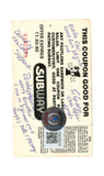 Deion Sanders Signed New York Yankees 7/27/1990 @ Indians Ticket BAS 37276