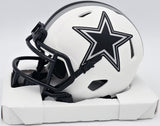 Drew Pearson Autographed Cowboys Lunar Eclipse Mini Helmet HOF 21 Beckett