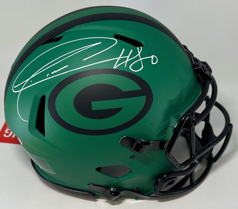 Packers DONALD DRIVER Signed Full Size 2025 RAVE Authentic Speed Helmet AUTO JSA