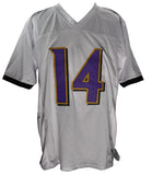 Kyle Hamilton Autographed White Football Jersey Baltimore Ravens Beckett 200747