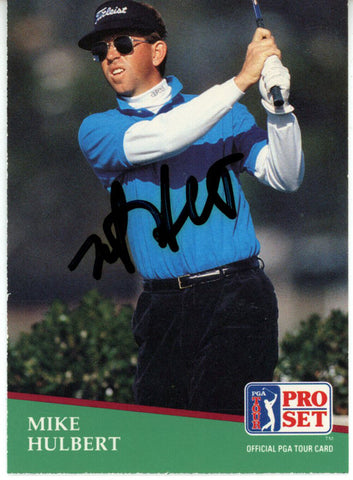 Mike Hulbert Autographed 1991 Pro Set #81 Trading Card Beckett 44860