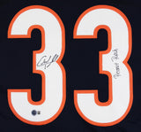 Charles Tillman "Peanut Punch" Signed Navy Pro Style Jersey BAS Witnessed