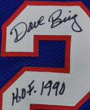 Dave Bing Signed Detroit Pistons Jersey Inscribed "HOF 1990" (JSA COA)