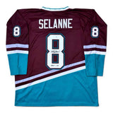 Teemu Selanne Autographed / Signed Jersey - HOF 17 - Beckett Authenticated