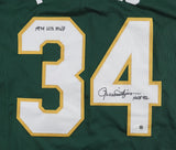 Rollie Fingers Signed Oakland A's Jersey Inscribed "HOF 92 & 74 WS MVP" (JSA)