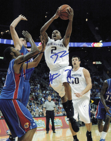 Isaiah Thomas Autographed 8x10 Photo University of Washington Huskies 244773