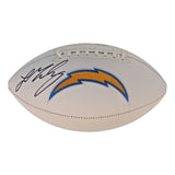 Ladd McConkey Signed Los Angeles Chargers Football (Beckett) 2024 2nd Round Pick