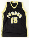 Zach Edey Signed Purdue Boilermakers Jersey (Beckett) 2024 Memphis Top Draft Pck