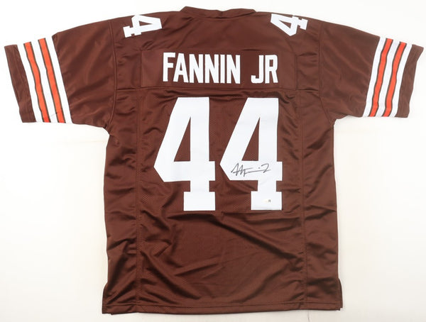 Harold Fannin Jr Signed Cleveland Browns Jersey (JSA) 2025 Draft Pck / Tight End