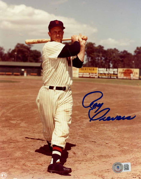 Roy Sievers Autographed Washington Senators 8x10 Photo Beckett 51125