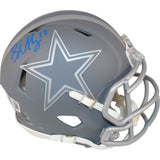Brandon Aubrey Autographed Dallas Cowboys Mini Helmet Slate Beckett 50960