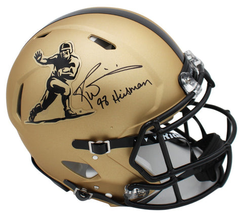 Ricky Williams Signed Speed Authentic Heisman NCAA Helmet with "98 Heisman"