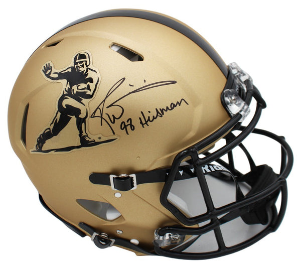Ricky Williams Signed Speed Authentic Heisman NCAA Helmet with "98 Heisman"