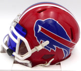 Stefon Diggs Autographed Signed Bills Mini Helmet With Visor Beckett QR #W508014