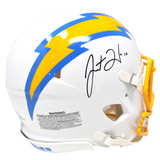 Justin Herbert Los Angeles Chargers Signed Riddell Authentic Helmet BAS Beckett